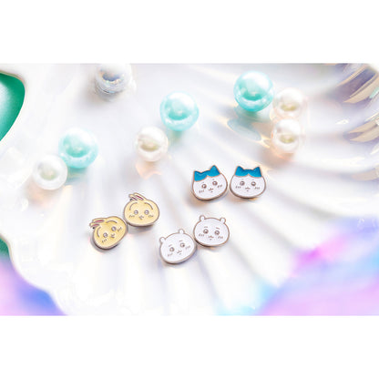 Chiikawa Magnetic Earrings 3-Piece Set (Chiikawa, Hachiware, Usagi)
