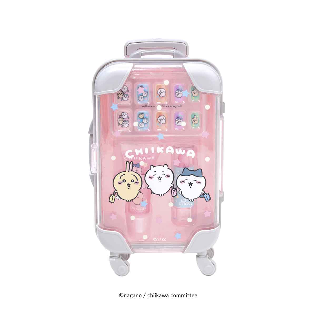 치이카와 미니 캐리 케이스 메이크 세트 (핑크)