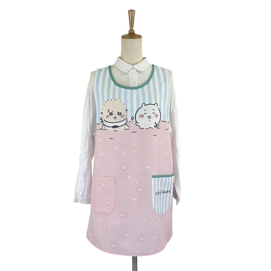 ちいかわ エプロン（お花・ストライプ柄）