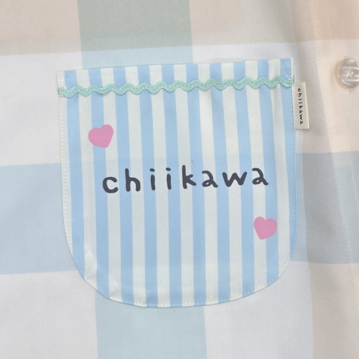 Chiikawa Apron (Heart・Checkered Pattern)