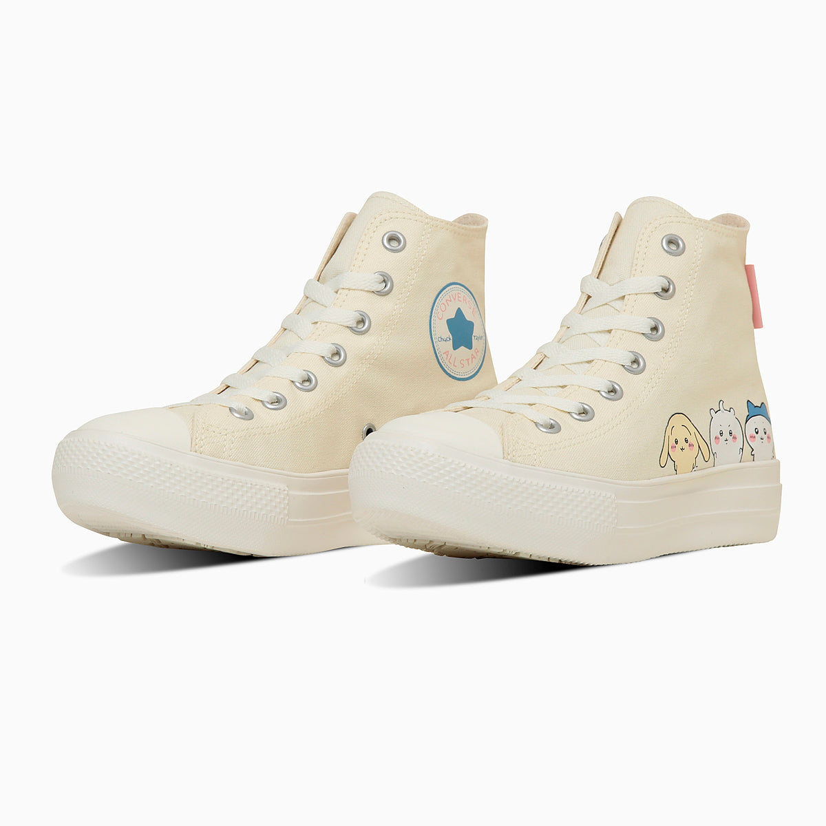 ちいかわ CONVERSE×ちいかわ ALL STAR LIGHT PLTS PT HI / CHIIKAWA CREAM【他の商品と同時購入不可】