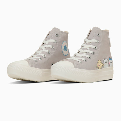 ちいかわ CONVERSE×ちいかわ ALL STAR LIGHT PLTS PT HI / CHIIKAWA LT GRAY【他の商品と同時購入不可】