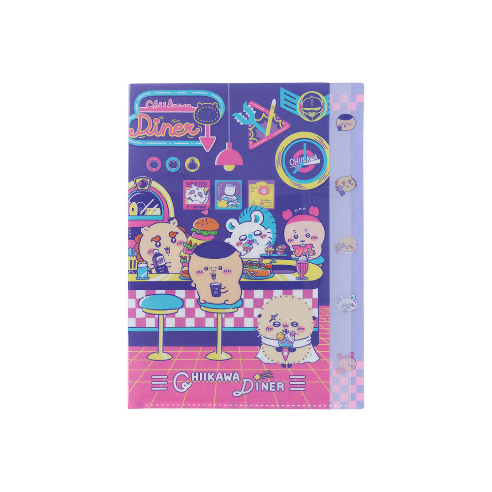 Chiikawa Die-cut Clear File 5P (Chiikawa DINER Dinner)
