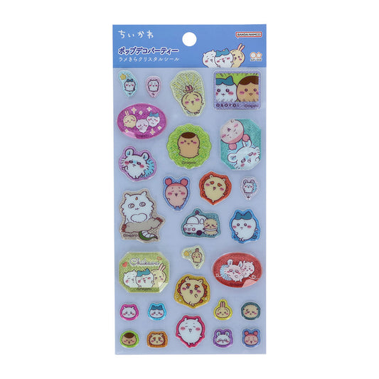 吉伊卡哇 亮片閃耀水晶貼紙 (大家)【信用卡结账限定商品】
