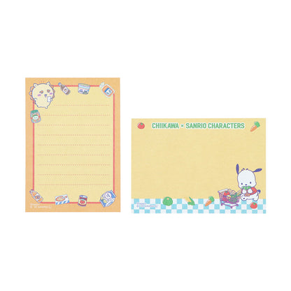 ちいかわ×サンリオキャラクターズ スーパーマーケットなメモミニ（シーサー×ポチャッコ）