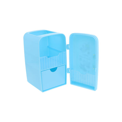 Chiikawa × Sanrio Characters Refrigerator Pen Stand (Blue)