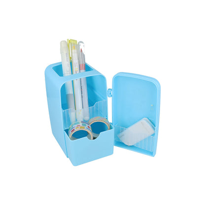 Chiikawa × Sanrio Characters Refrigerator Pen Stand (Blue)