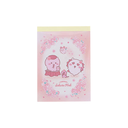 ちいかわ メモミニ（Sakura Pink・サクラ・くりまんじゅう＆シーサー）