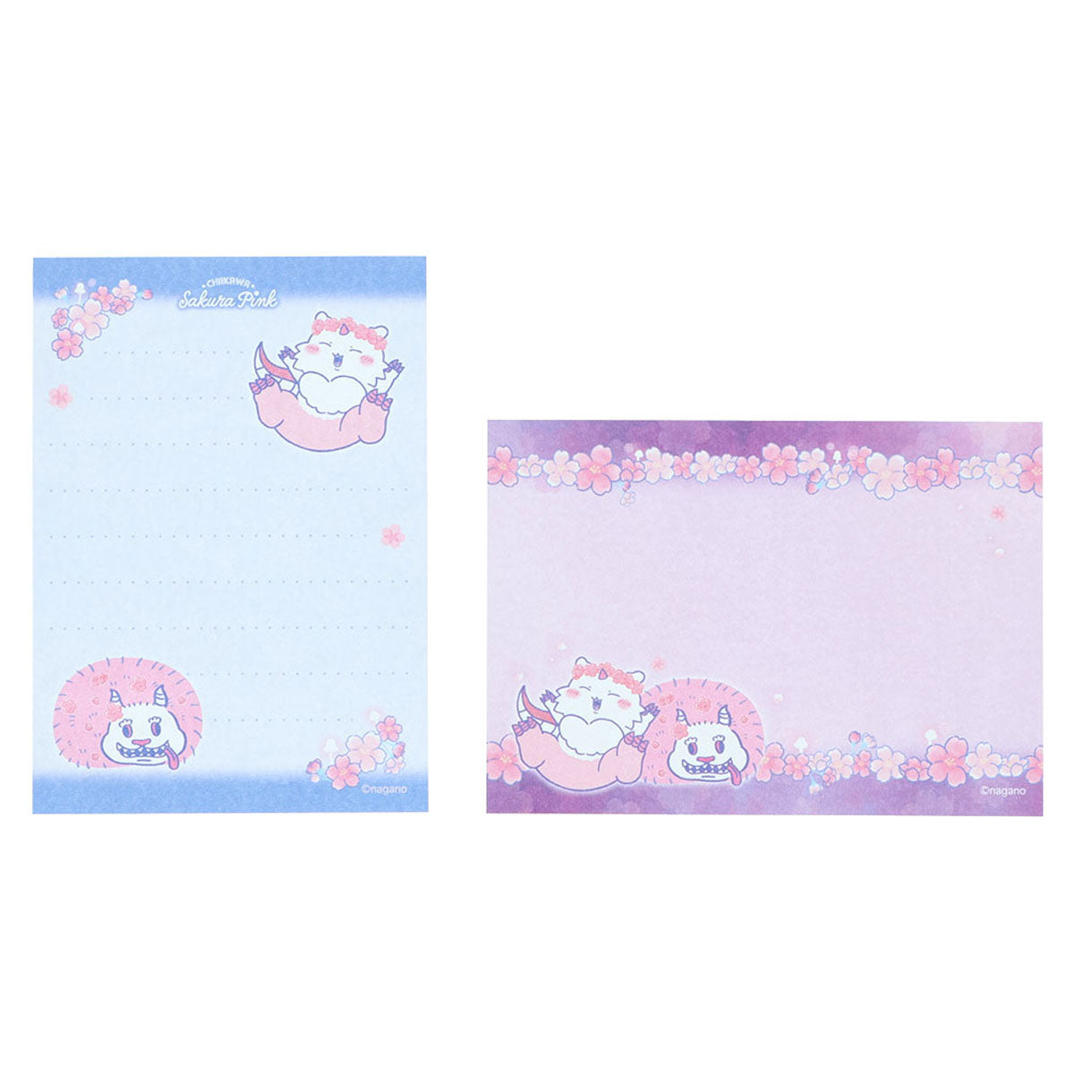 ちいかわ メモミニ（Sakura Pink・ヨザクラ・あのこ＆でかつよ）