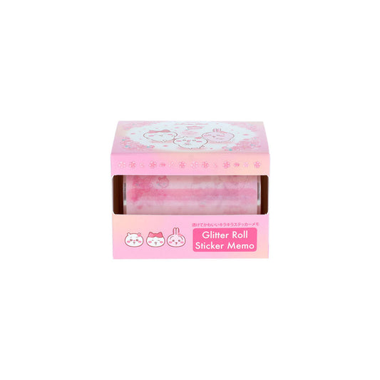 치이카와 글리터 롤 스티커 메모 (Sakura Pink・사쿠라)