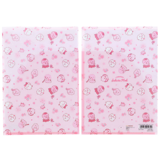 치이카와 클리어 파일 A5W (Sakura Pink・사쿠라)