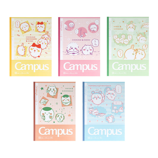 ちいかわ キャンパスノート ドットB罫 5冊パック3