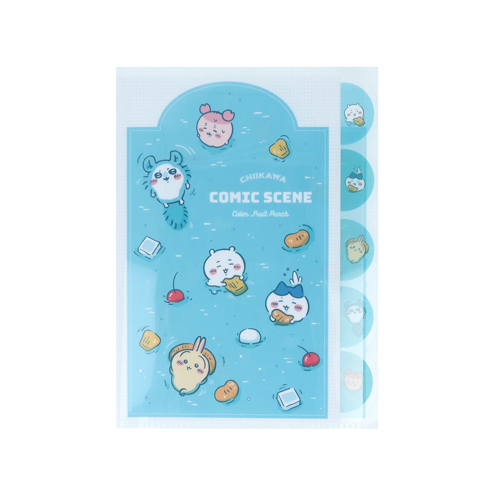 Chiikawa Die-cut Clear File 5P (Fruit Punch)