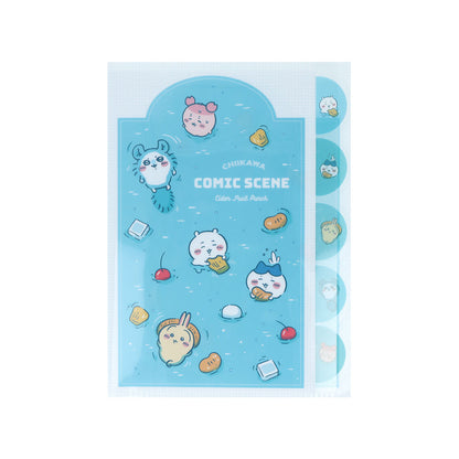 Chiikawa Die-cut Clear File 5P (Fruit Punch)