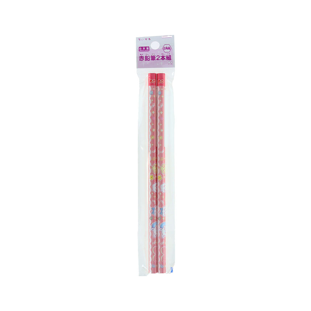 Chiikawa Red Pencil 2-piece set (2026 New School Year)