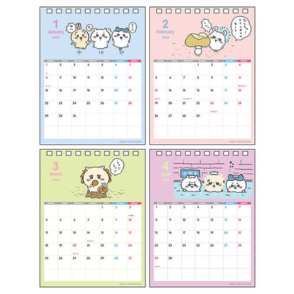 吉伊卡哇 桌面日历2024 带留言