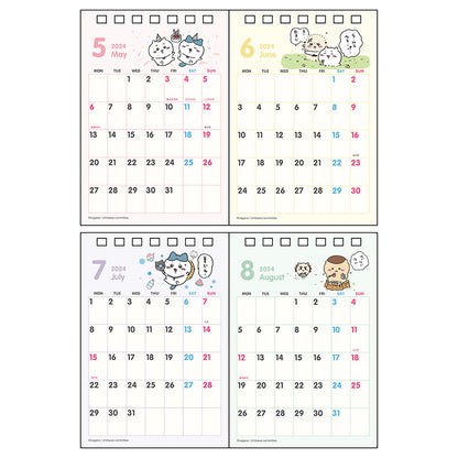 ちいかわ デスクカレンダー2024 2ヶ月