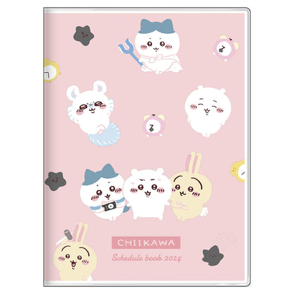 Chiikawa 2024 A6 Monthly Planner (All-Over Pattern)