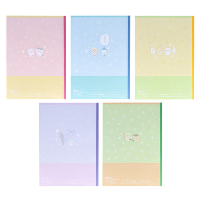 ちいかわ キャンパスノート ドットA罫 5冊パック