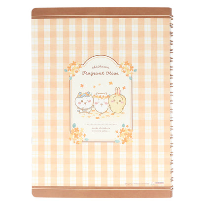 吉伊卡哇 A5 環形筆記本（格紋）