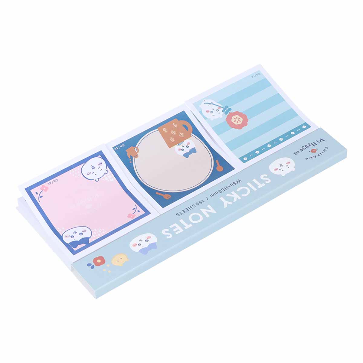 Chiikawa Sticky Note Pad Color (Blue)