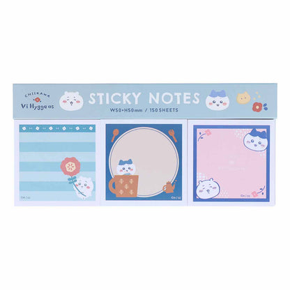 Chiikawa Sticky Note Pad Color (Blue)