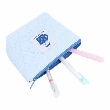 吉伊卡哇 竖条纹绗缝船型笔袋（哈奇喵）