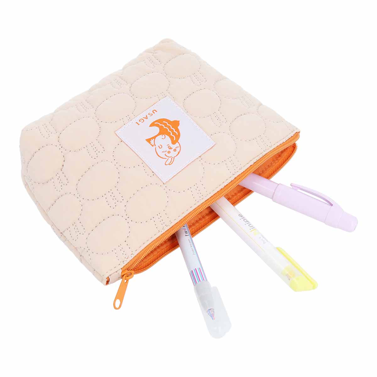 ちいかわ キルティング舟形ペンケース（うさぎ）