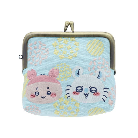 Chiikawa Tatami Embroidered Mini Pouch (Momonga & Furuhonya)