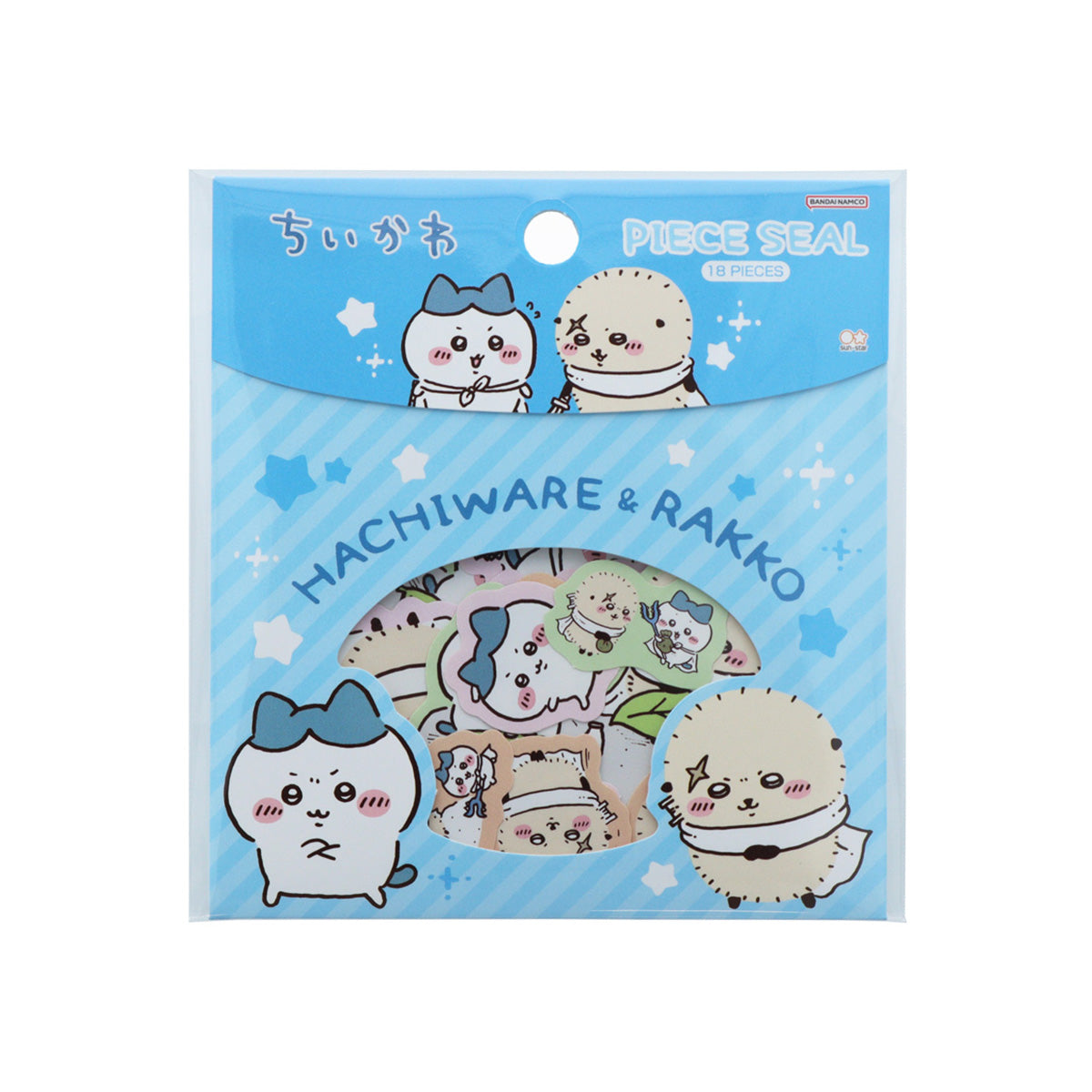 Chiikawa Piece Sticker (Hachiware x Rakko)