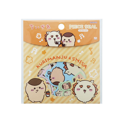 ちいかわ ピースシール（くりまんじゅう×シーサー）