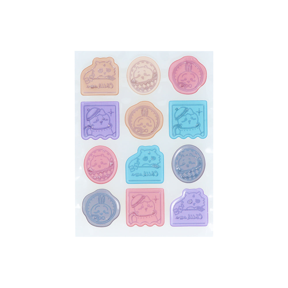Chiikawa Relief Decoration Stickers (Wonderland)
