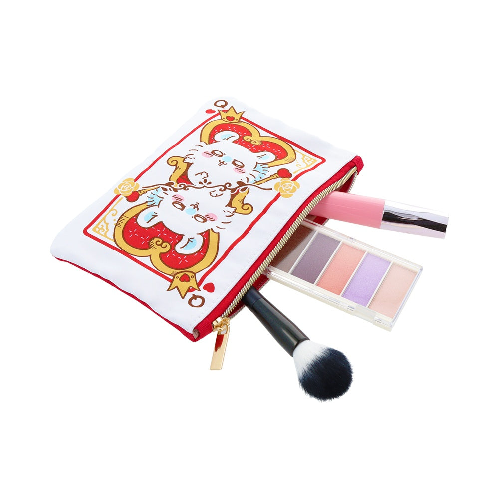 吉伊卡哇 萊皮亞織平面小袋（撲克牌B）