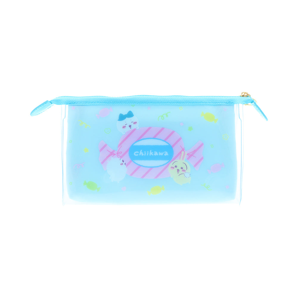 Chiikawa Clear Gusseted Pouch "mitte" (Chiikawa & Hachiware & Usagi)