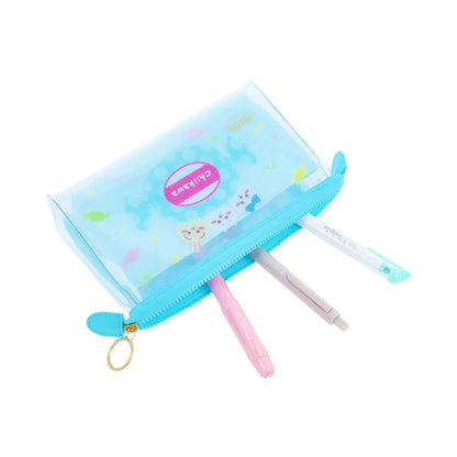 Chiikawa Clear Gusseted Pouch "mitte" (Chiikawa & Hachiware & Usagi)