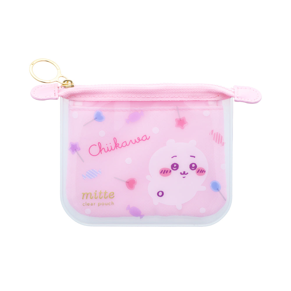 Chiikawa Clear Mini Flat Pouch "mitte" (Chiikawa)
