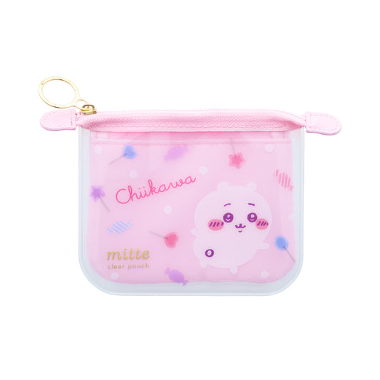 Chiikawa Clear Mini Flat Pouch "mitte" (Chiikawa)