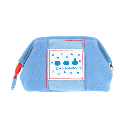 Chiikawa Denim Pouch with Wire (Fun Times)