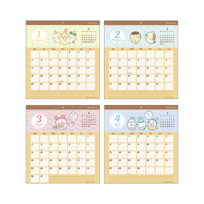 ちいかわ ウォールカレンダー2026 スクエア