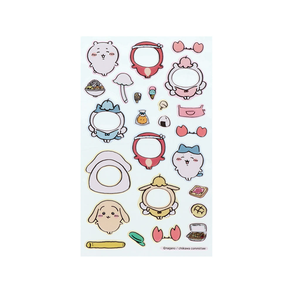 Chiikawa Transformation Dress-up Sticker (Pink)