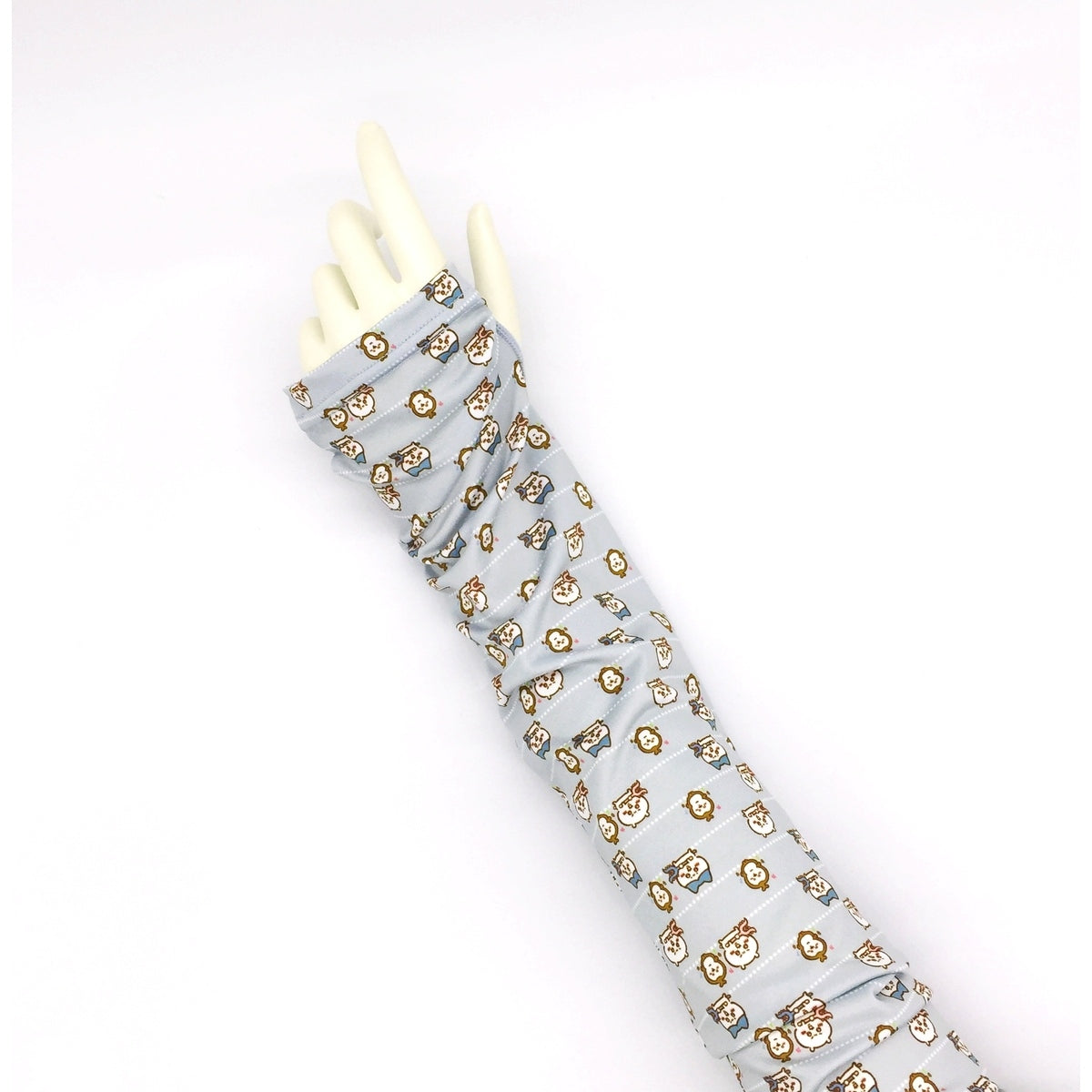 ちいかわ アームカバー（総柄 グレー）