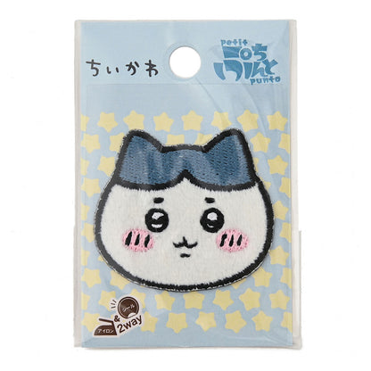 ちいかわ ししゅうボアワッペン（ハチワレフェイス）