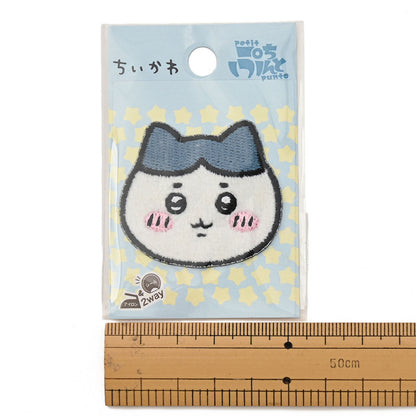 ちいかわ ししゅうボアワッペン（ハチワレフェイス）