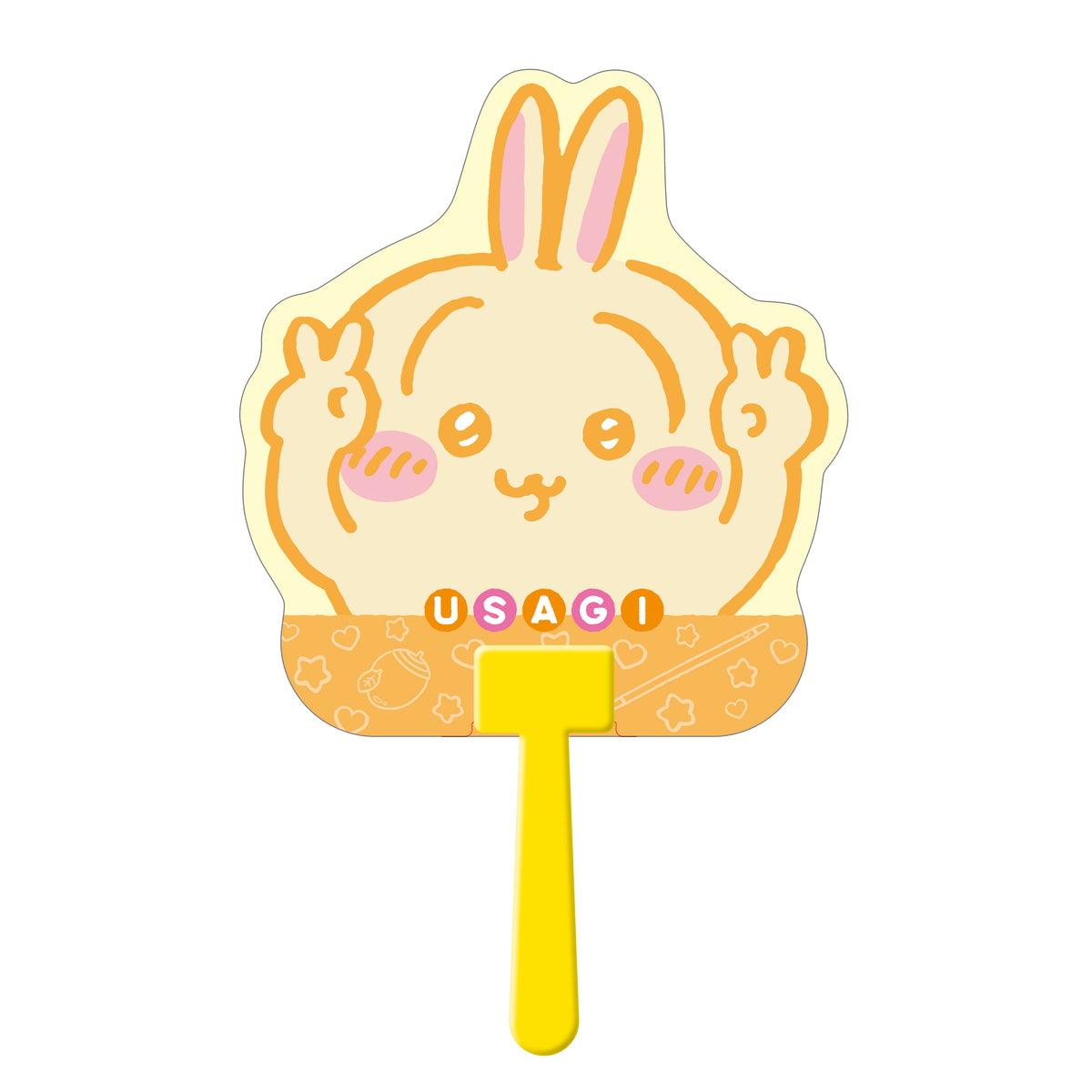 ちいかわ ダイカットうちわ（うさぎ4）