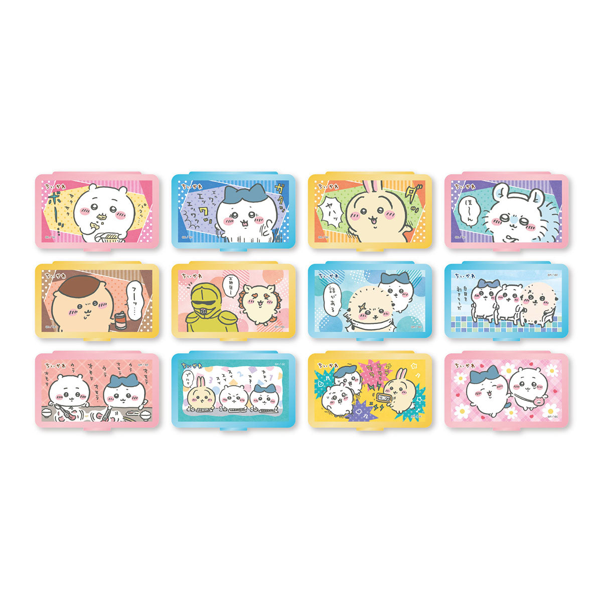 Chiikawa Case & Stickers (All 12 Types) 1 Box, 24 Pieces