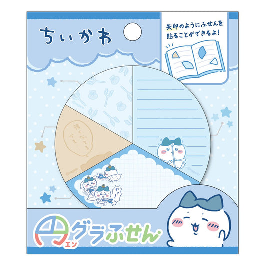 ちいかわ 円グラふせん ②ハチワレ