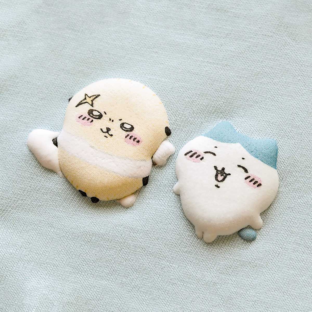 ちいかわ ふくらむアップリケ（ラッコ＆ハチワレ）