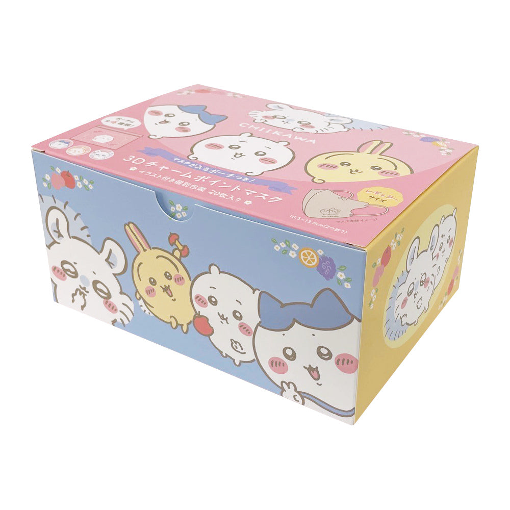 吉伊卡哇 3D口罩 20片 (水果) 附口罩收納盒