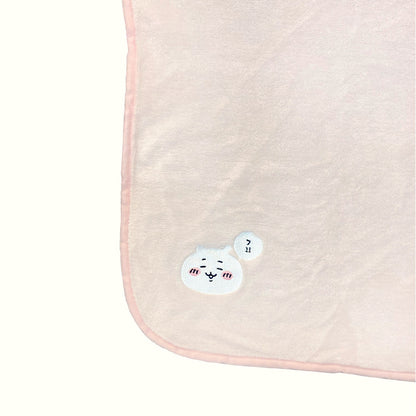 ちいかわ マスコット巾着付きブランケット（ふわふわちいかわ）