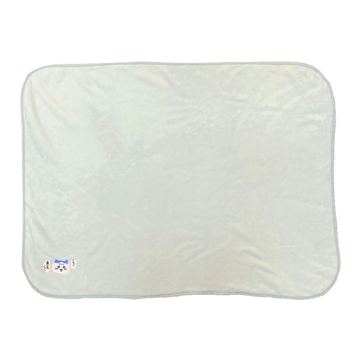 ちいかわ マスコット巾着付きブランケット（ふわふわハチワレ）